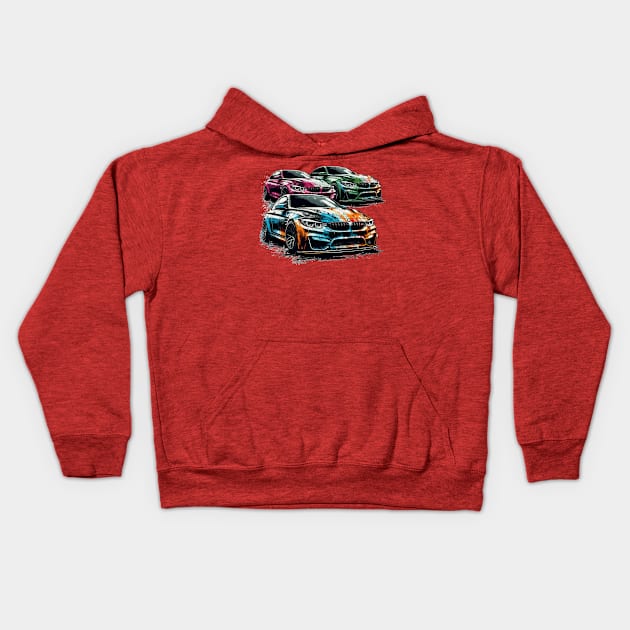 BMW M4 Kids Hoodie by Vehicles-Art